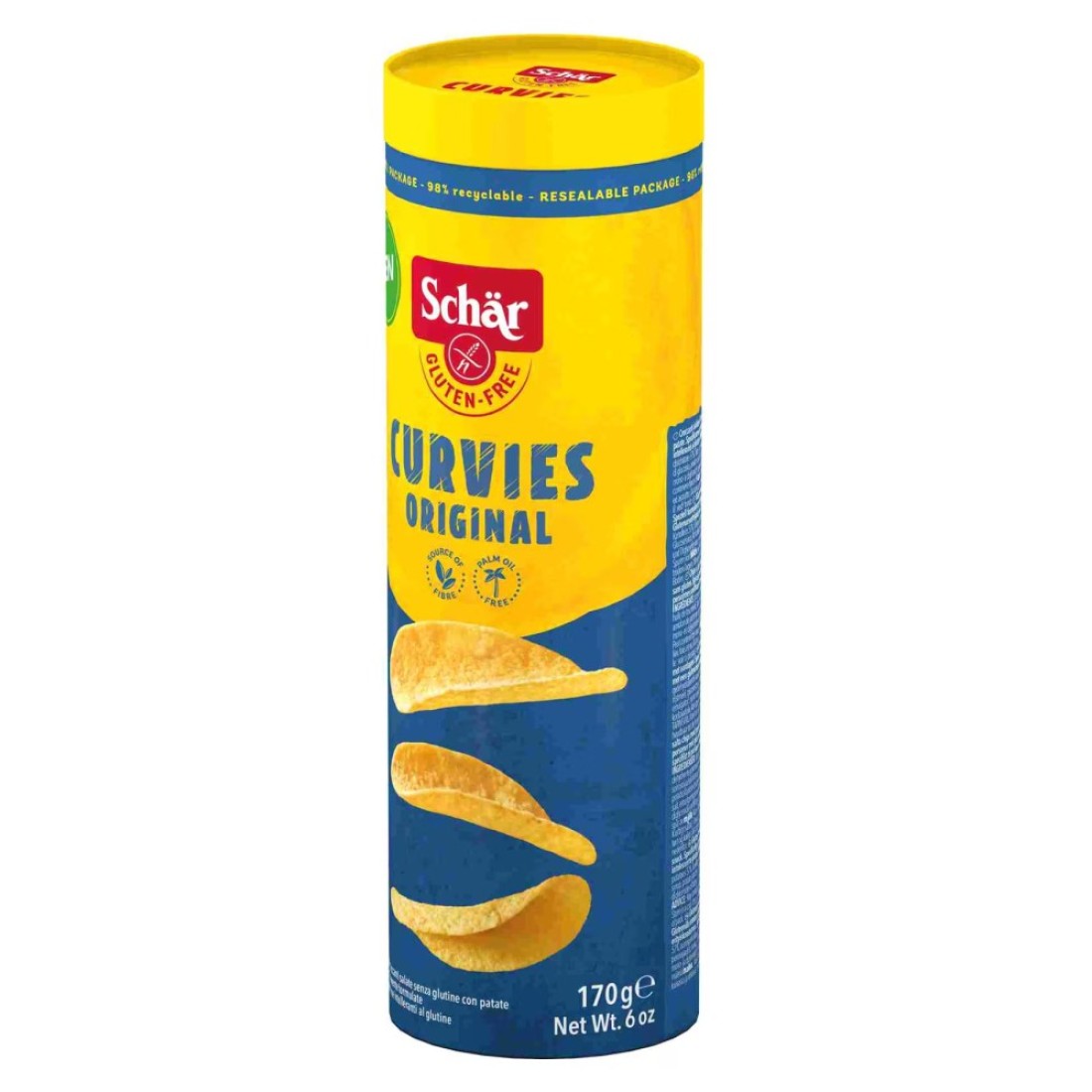 Schar Gluten Free Original Curvies Chips 170g