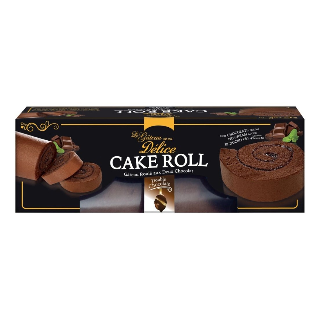 Delice Double Chocolate Cake Roll 320g
