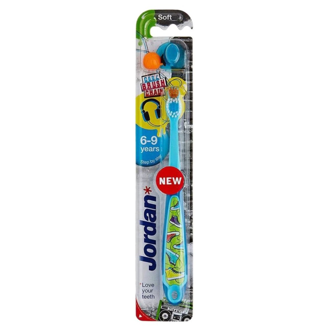 Jordan Step By Step Toothbrush 6-8 Years Multicolour
