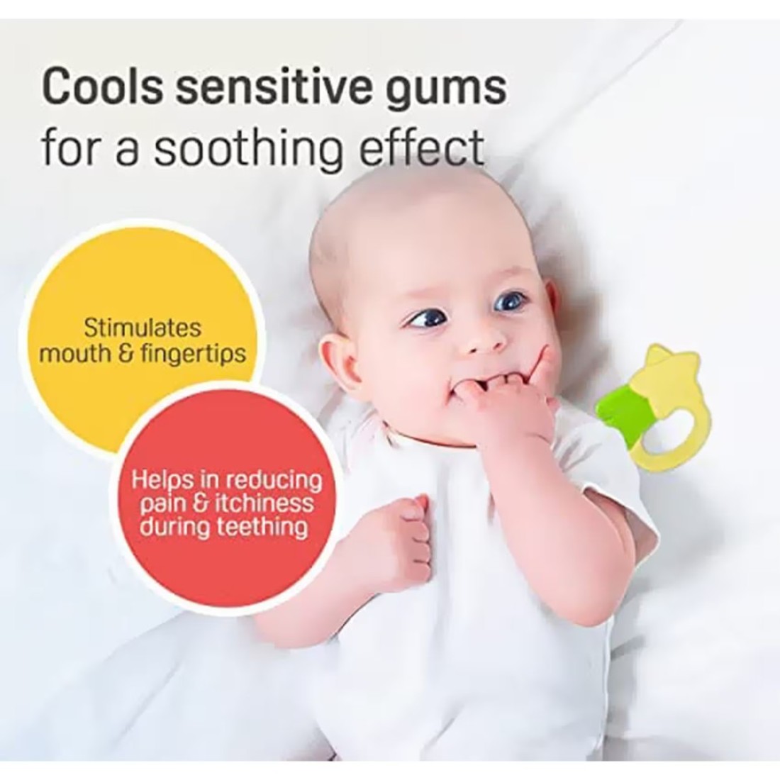 Pigeon Cooling Teether N626 Yellow
