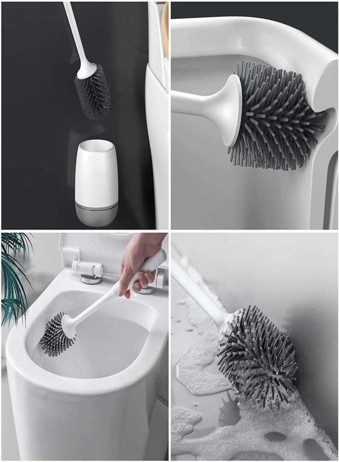 Marrkhor Toilet Bowl Brush, With Ventilated Drying Holder