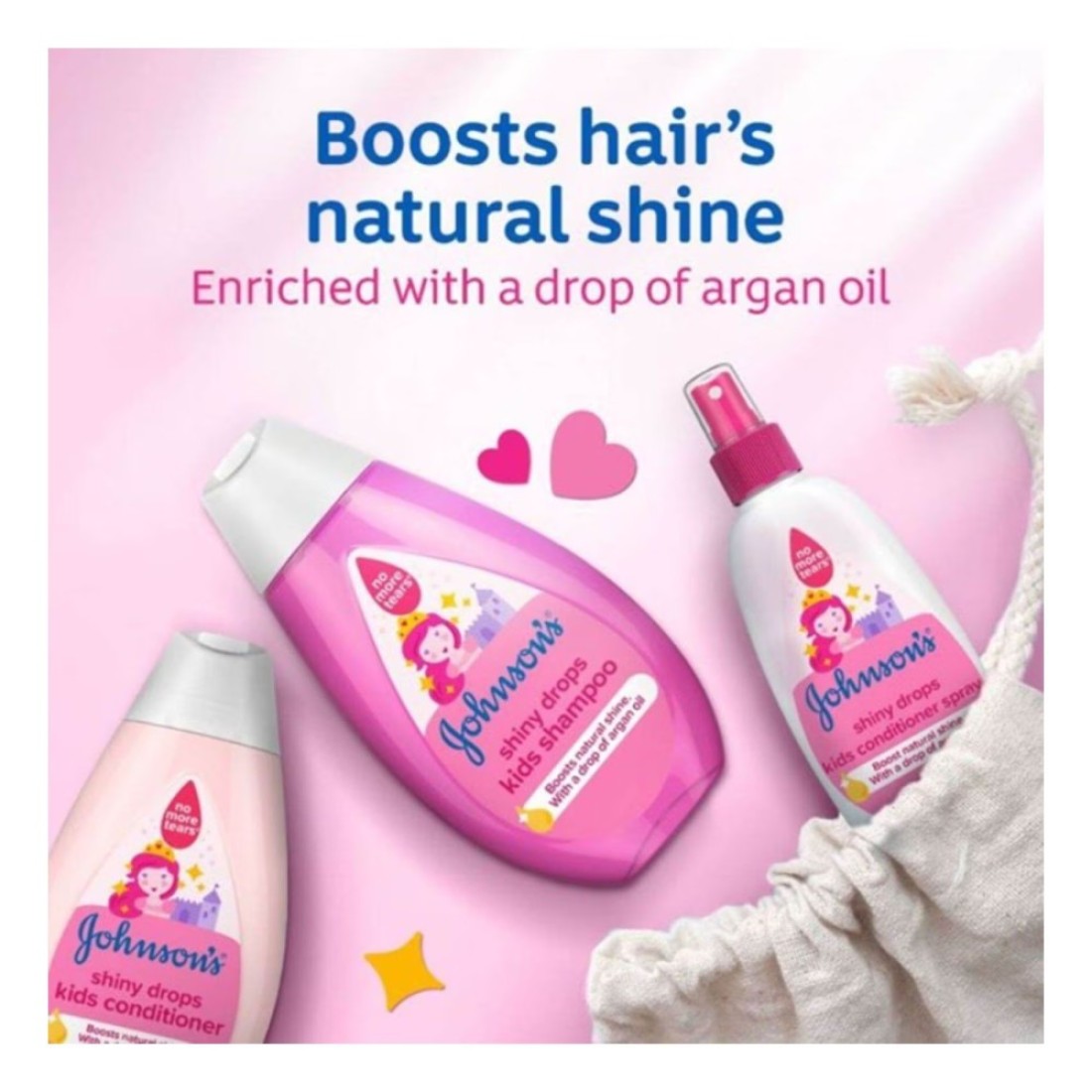 Johnson&#39;s Kids Shampoo Shiny Drops 300ml