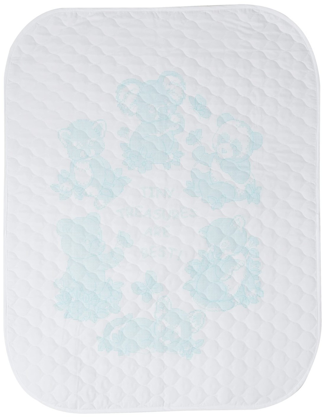 Dimensions Stamped Cross Stitch Tiny Treasures DIY Baby Quilt Kit 34 x 43