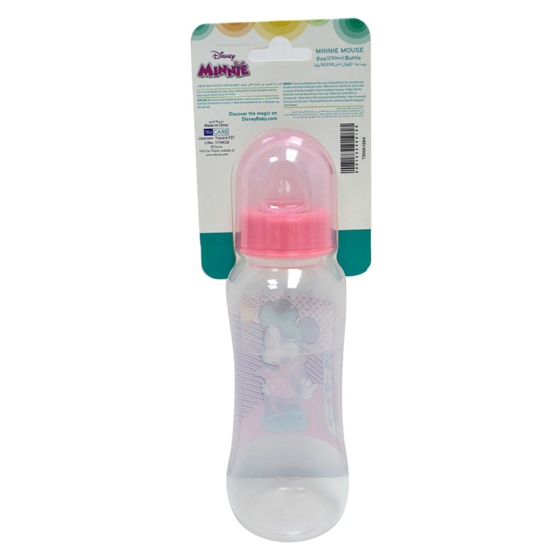 Disney Minnie Mouse Feeding Bottle TRHA1684 Clear 266ml