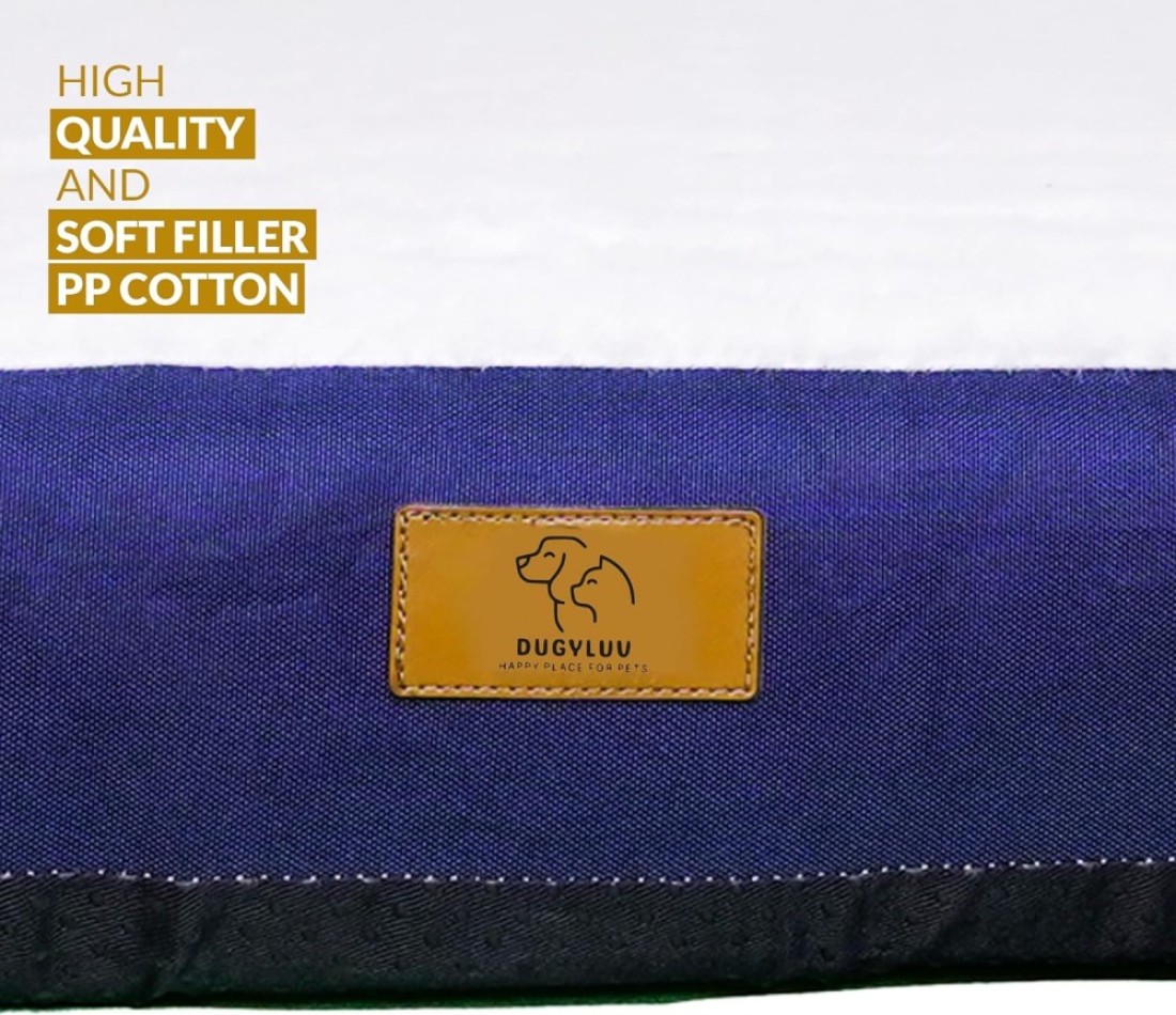Dugyluv Dog Bed, Orthopedic Sofa Dog bed With Memory Foam, Removable Cover, Waterproof Lining and Nonskid Bottom,Pet Bed for Dogs (Large)