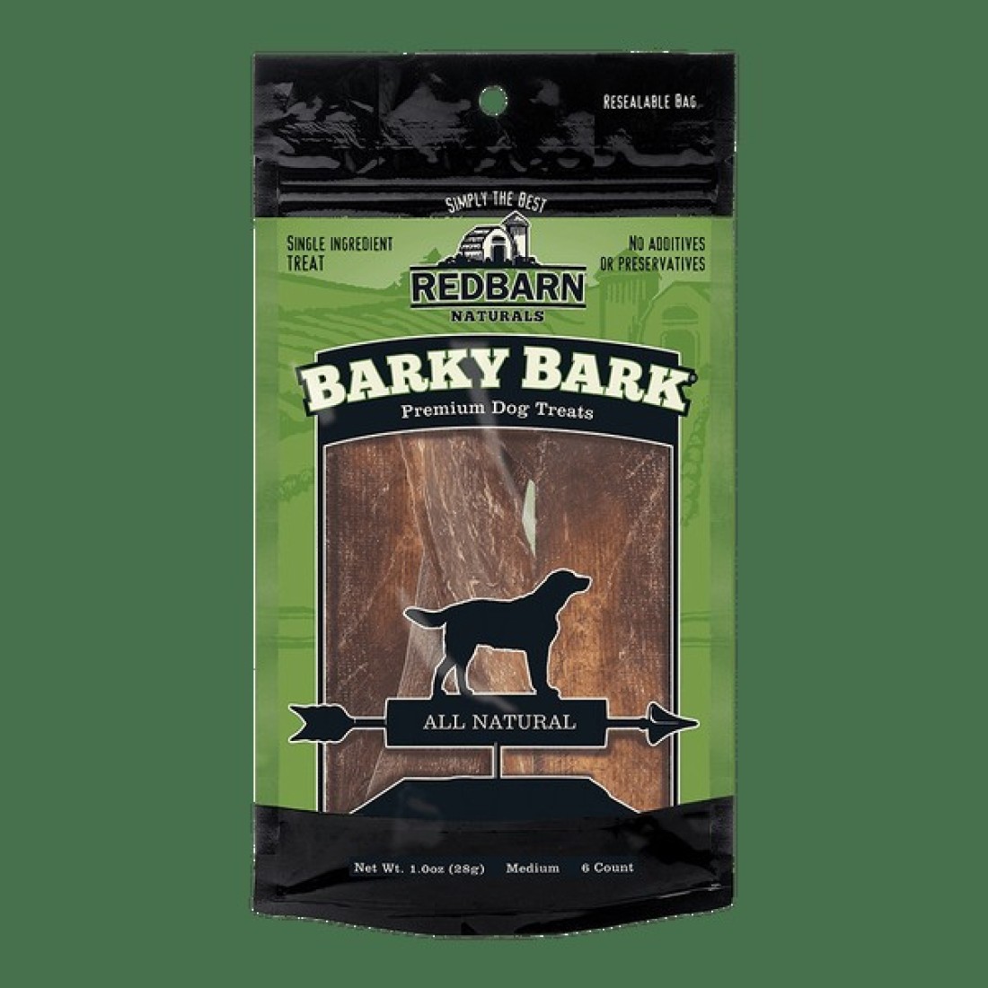Red Barn Barky Bark Medium 6pk Chews 1oz/28.35g