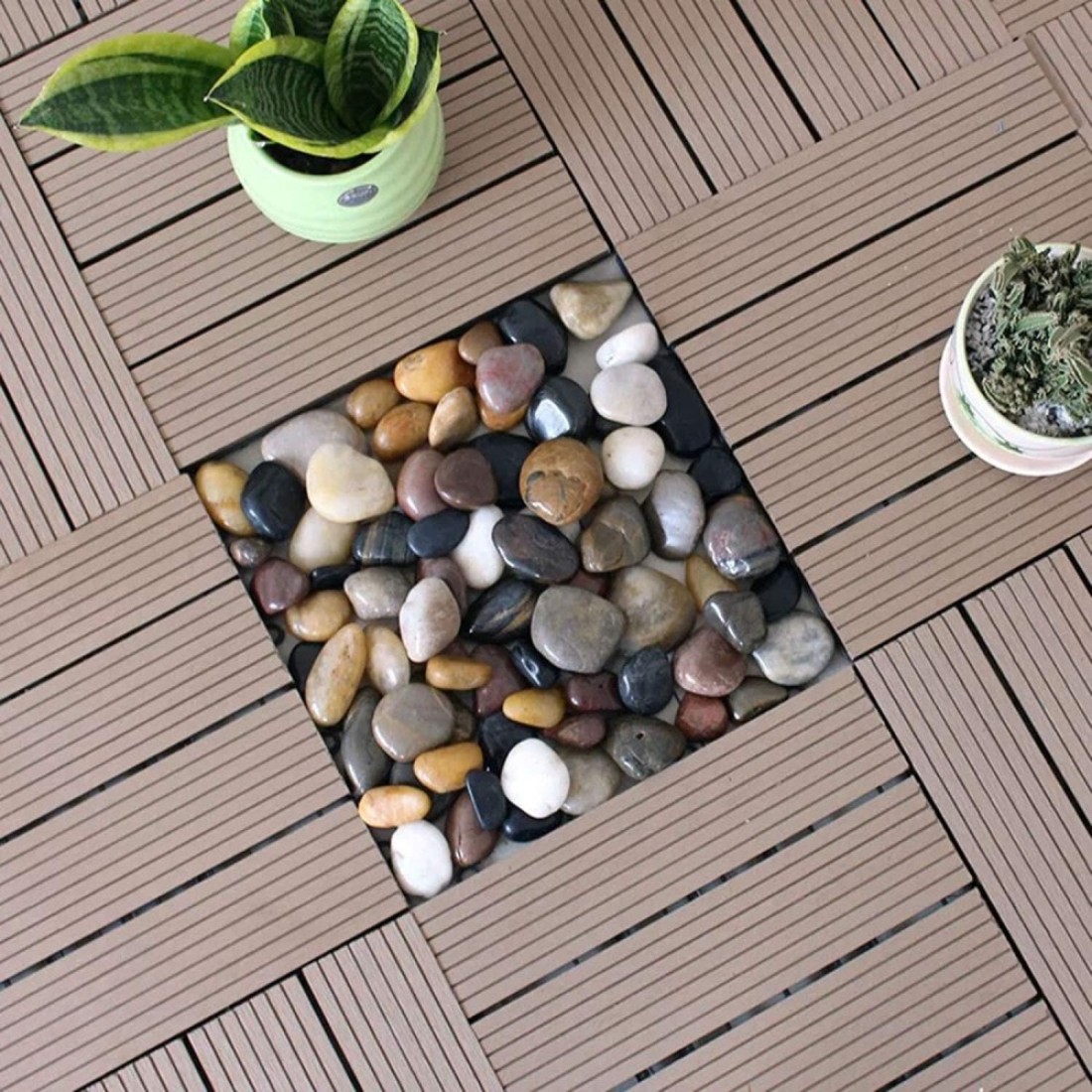 Polished Indian Stone 10 kg (1-2cm) Aquarium Pebbles Natural Gravel Fish Tank Stones