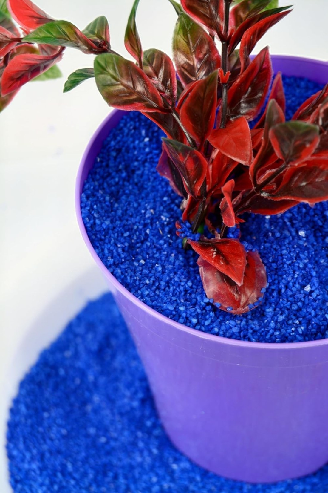 Vsell24&trade; Blue Sand - Decorative Sand for Aquariums, Gardens, and DIY Craft Projects 10 KG