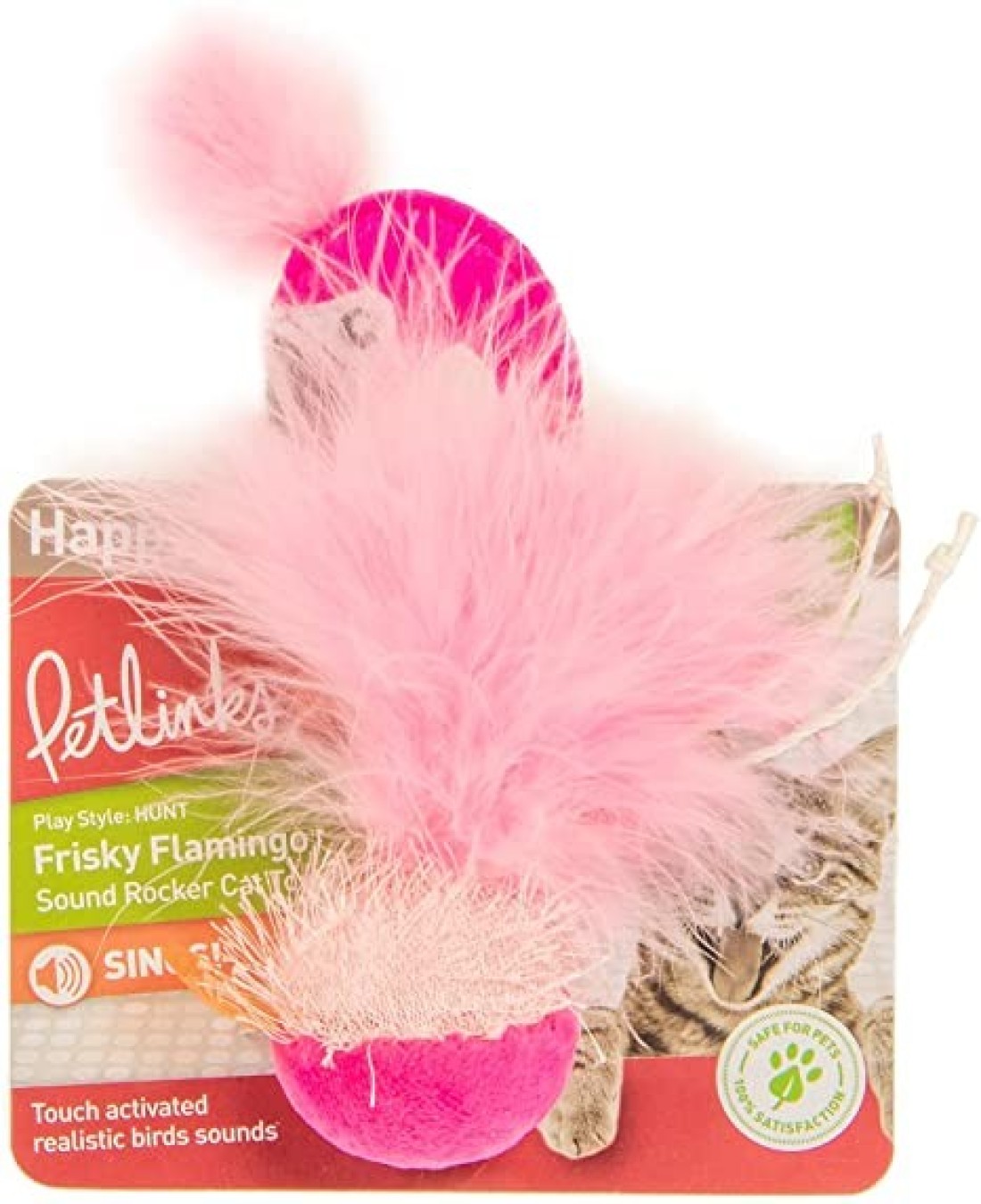 Petlinks® Frisky Flamingo Sound Toy