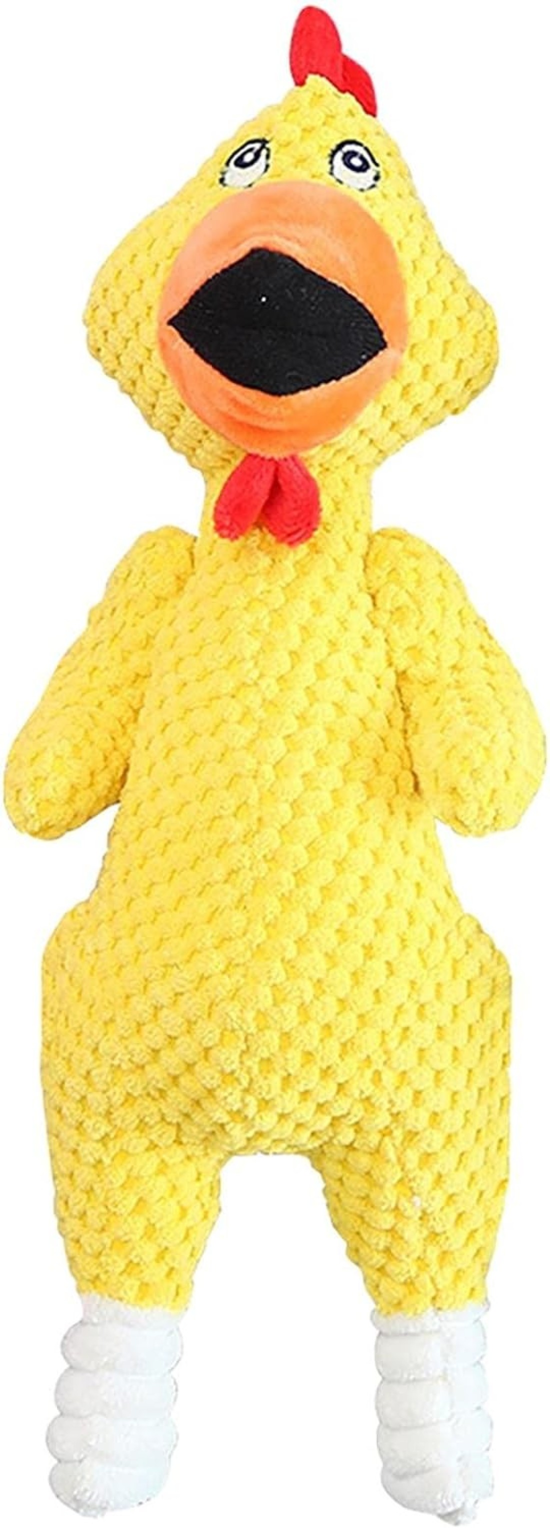 Plush Pet Singing Hens Dog Toy Multicolor - 3pc