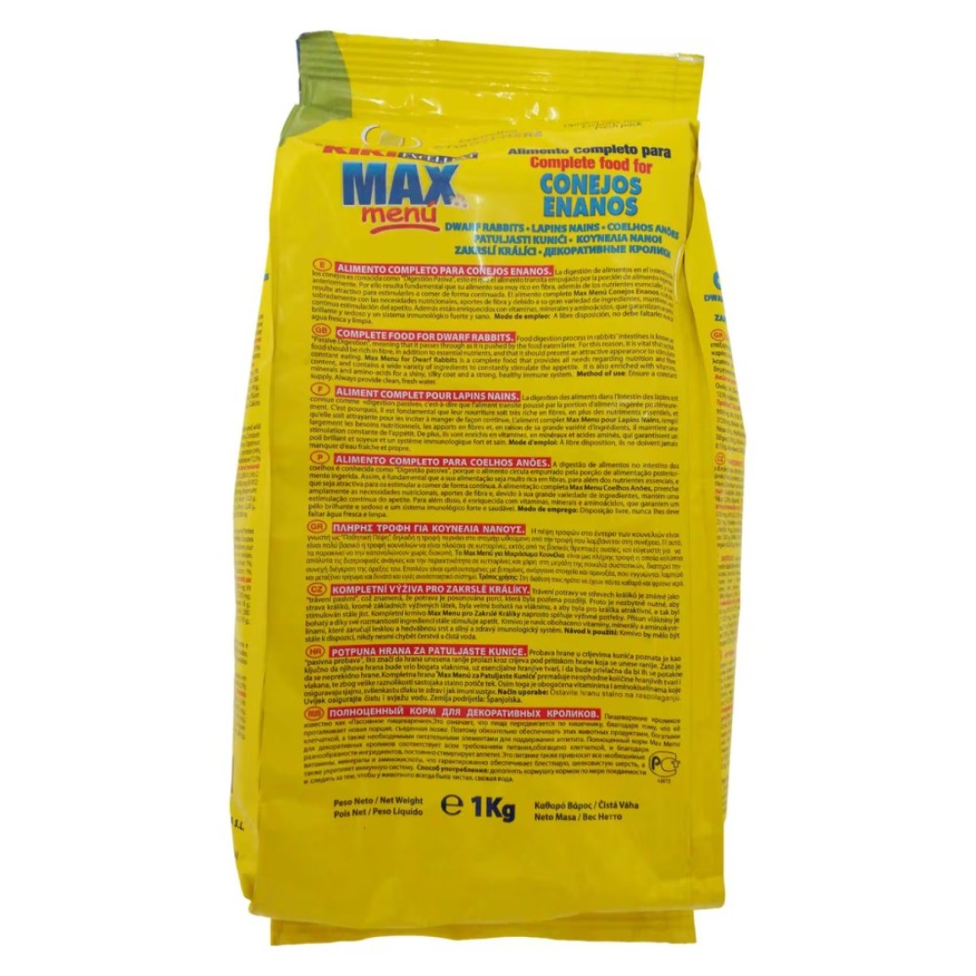Kiki Excellent Max Menu Rabbit Dry Food 1kg