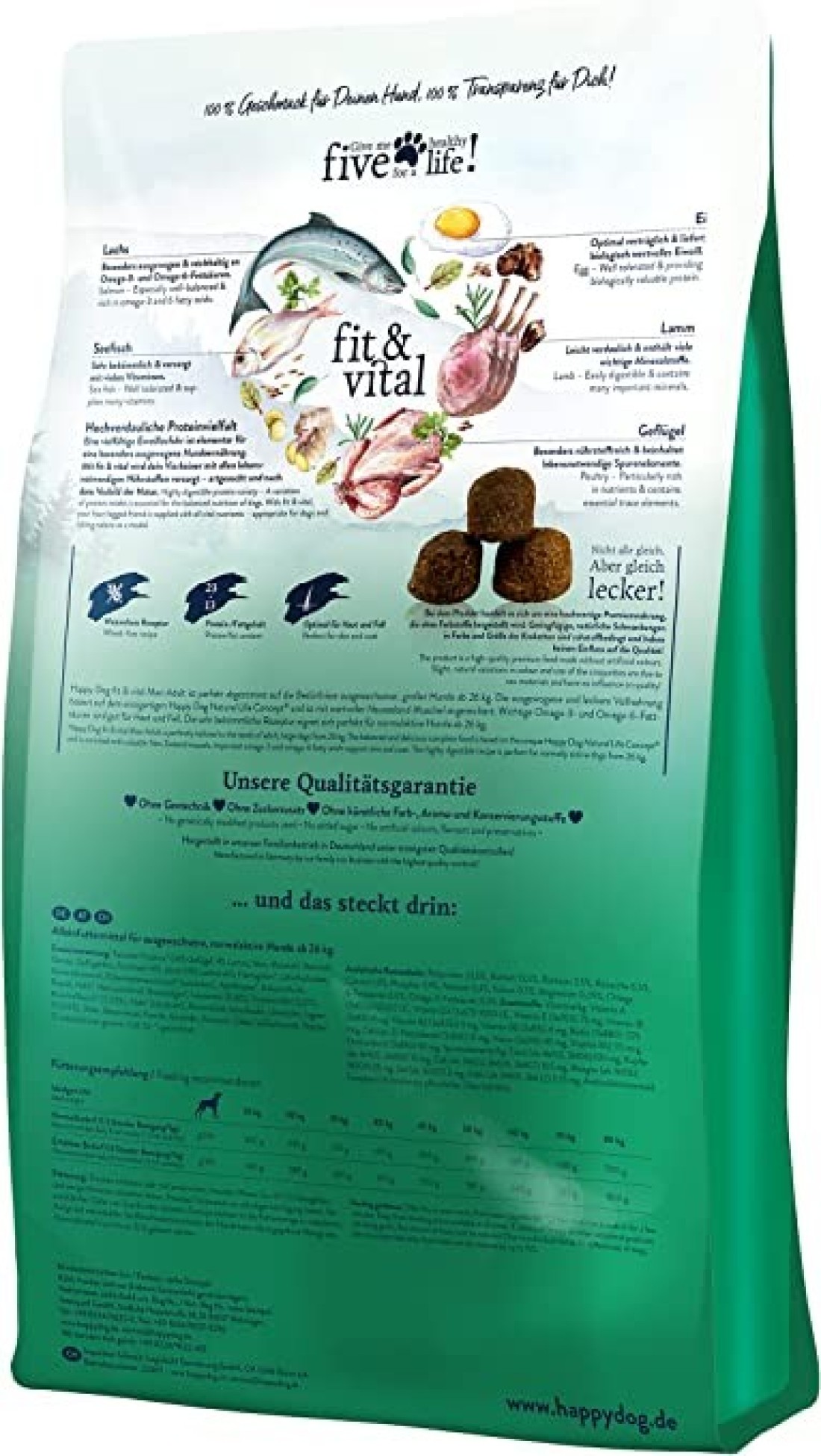 Happy Dog Fit&amp;Vital maxi Adult 4kg