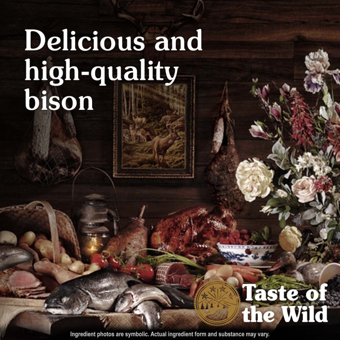 Taste of the Wild High prairie Canine Recipe with Roasted Bison &amp; Roasted Venison 390grm (DOG)