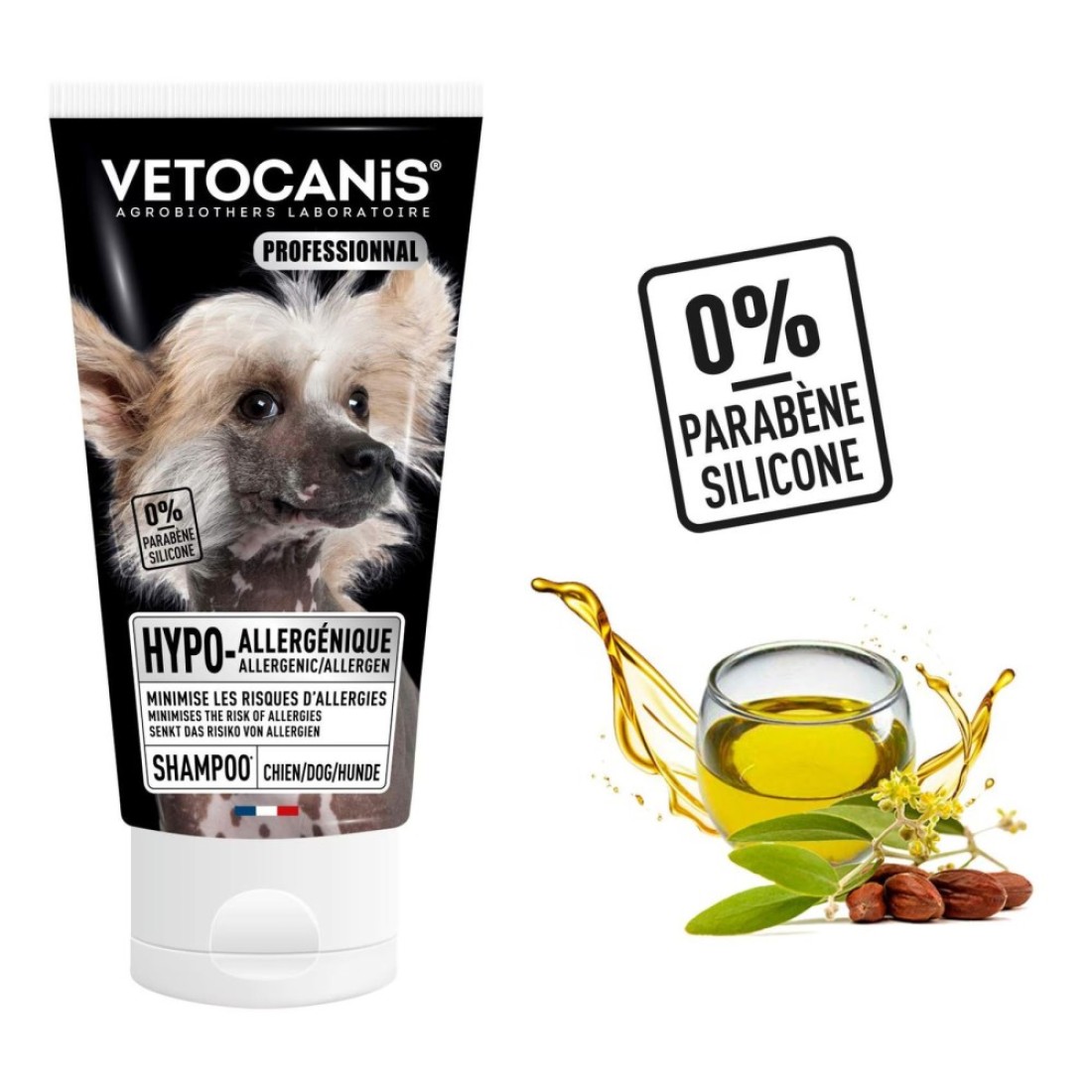 Agrobiothers Vetocanis Professional Hypoallergenic Shampoo 300ml