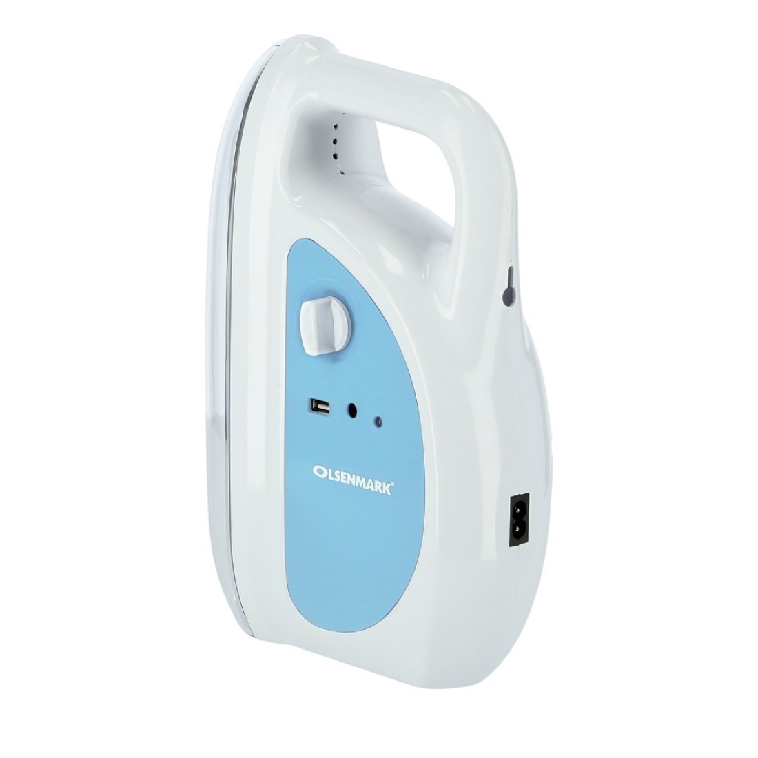Rechargeable LED Emergency Lantern with Solar Panel- OME2769, Light Dimmer Function - USB Socket - Portable - Lightweight - Carry Handle - Full Charge Indicator