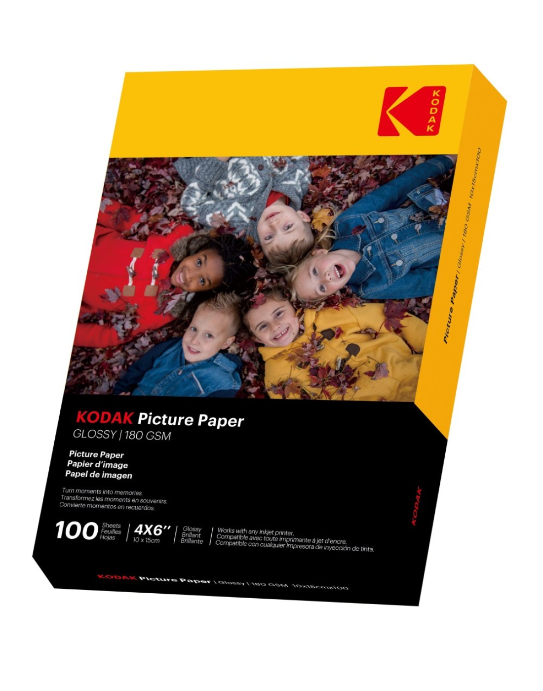 Kodak Picture Paper Glossy 4R - 4x6 inch size 100 Sheets