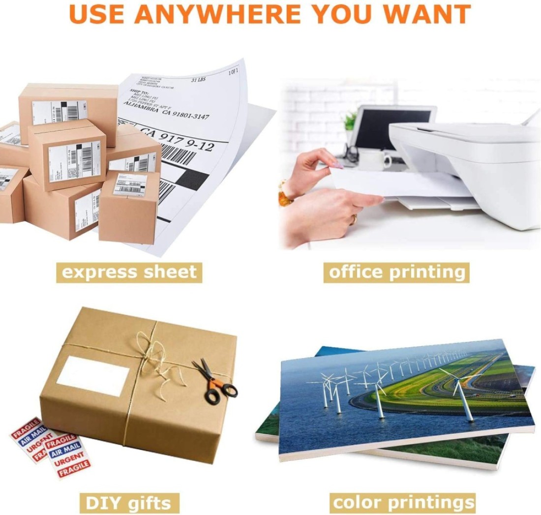 lavish A4 Sticker Paper for Printer 100 sheets cartoon