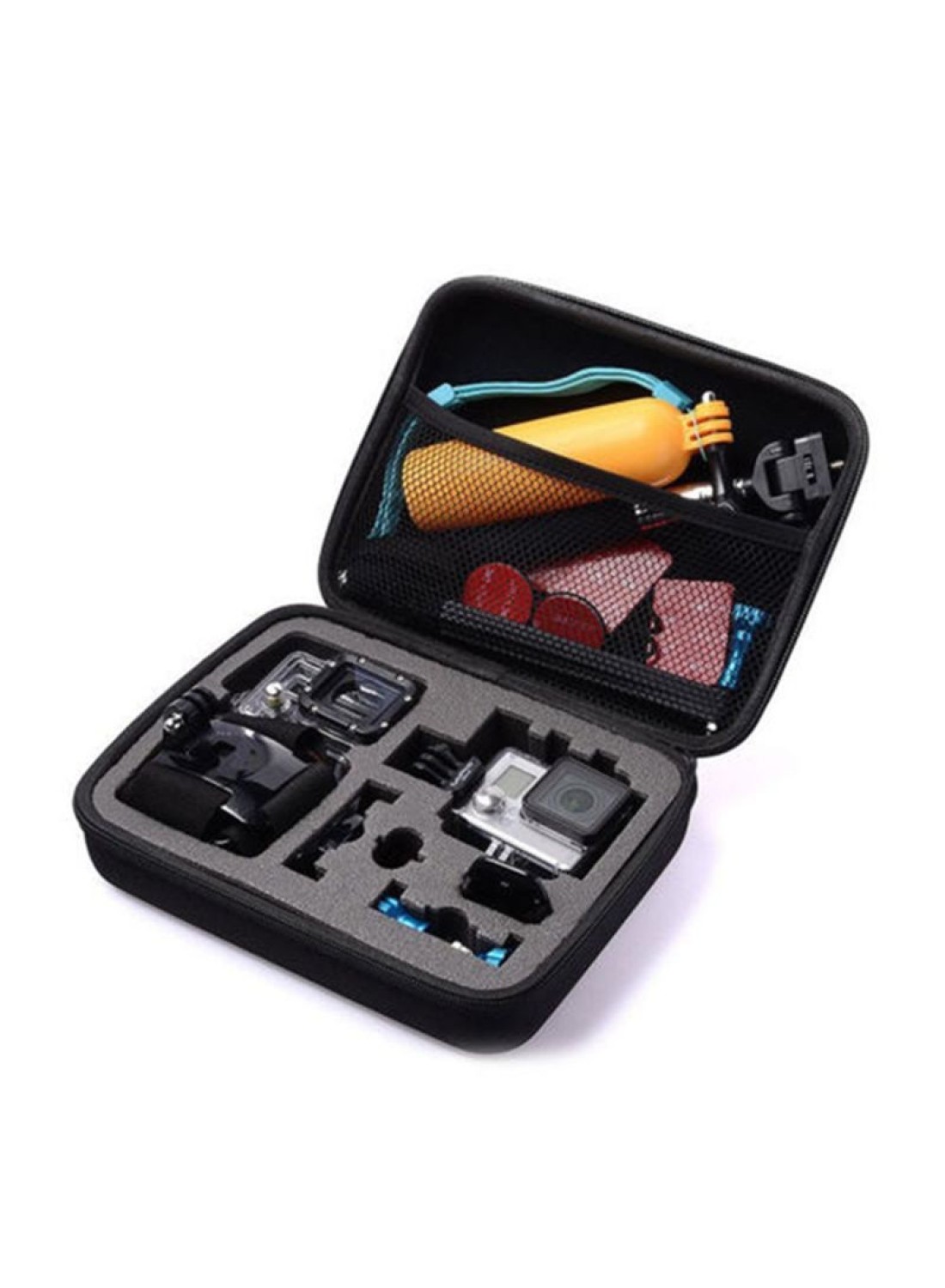 Generic - Medium Travel Storage Carry Hard Bag Case For GoPro HERO 7/6/5/4/3Plus/3 Camera Black
