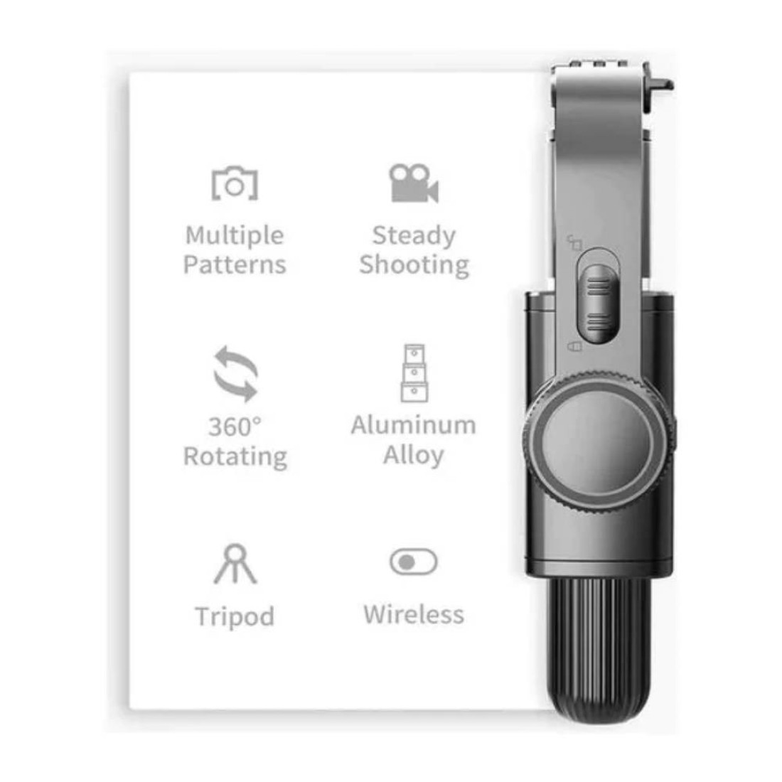 Gmbal Stabilizer Selfie Stick Tripod