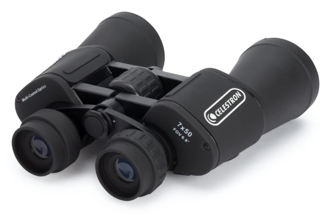 Celestron Cometron 7x50 Bincoulars Beginner Astronomy Binoculars Large 50mm Objective Lenses Wide Field of View 7X Magnification