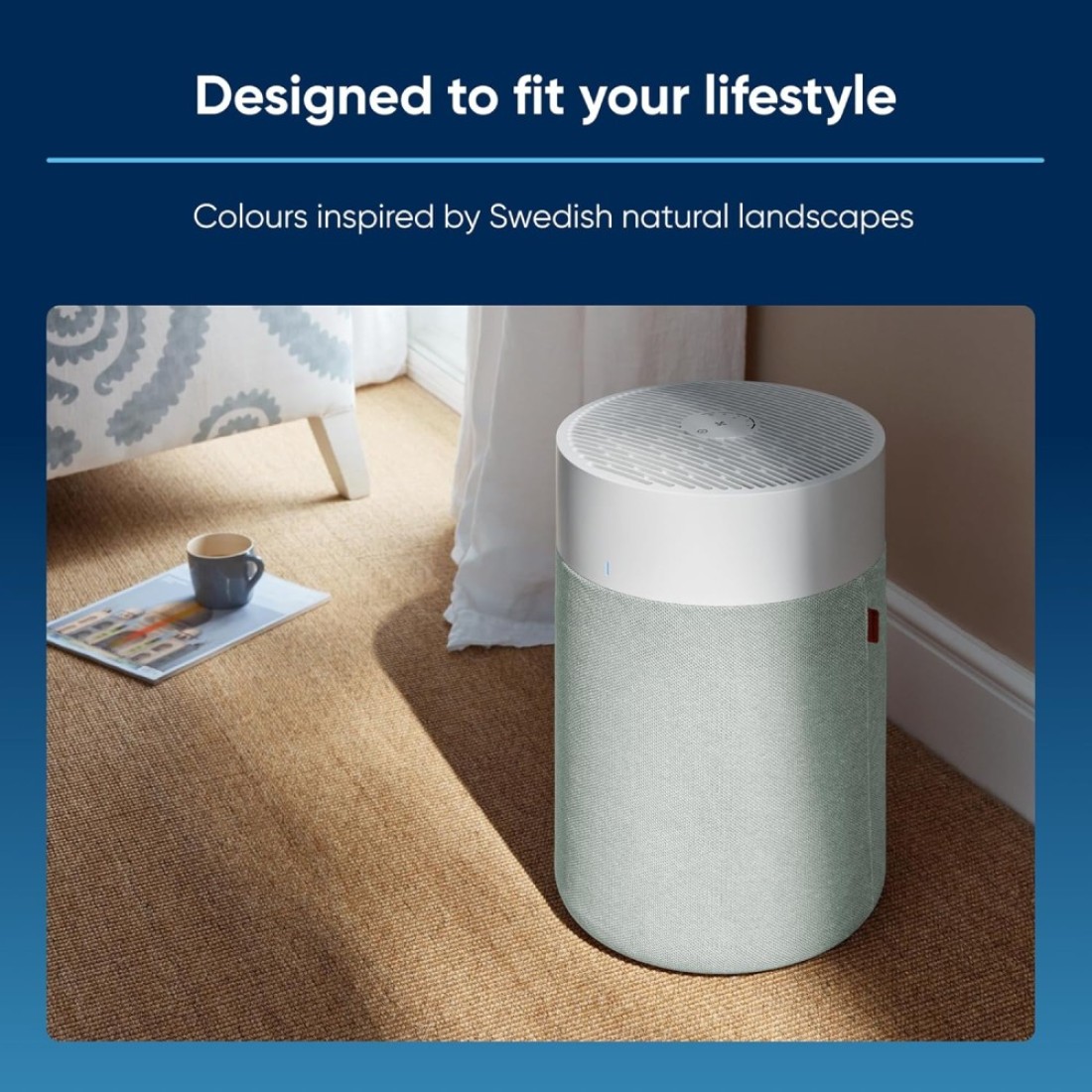 Blueair Genuine Prefilter Fabric Cover For Blue Max 3350I Air Purifier In Moss Green