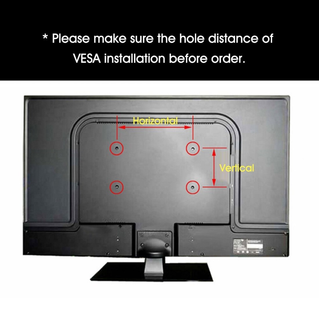 Generic-Dual arms Monitor Arm Television Screw Bracket Multi-directional Motion 26&#39;&#39;-55&#39;&#39; 22&#39;&#39;-50&#39;&#39; LCD LED Monitor Holder Arm Mount Bracket Loading 30-45kg Easy Installtion