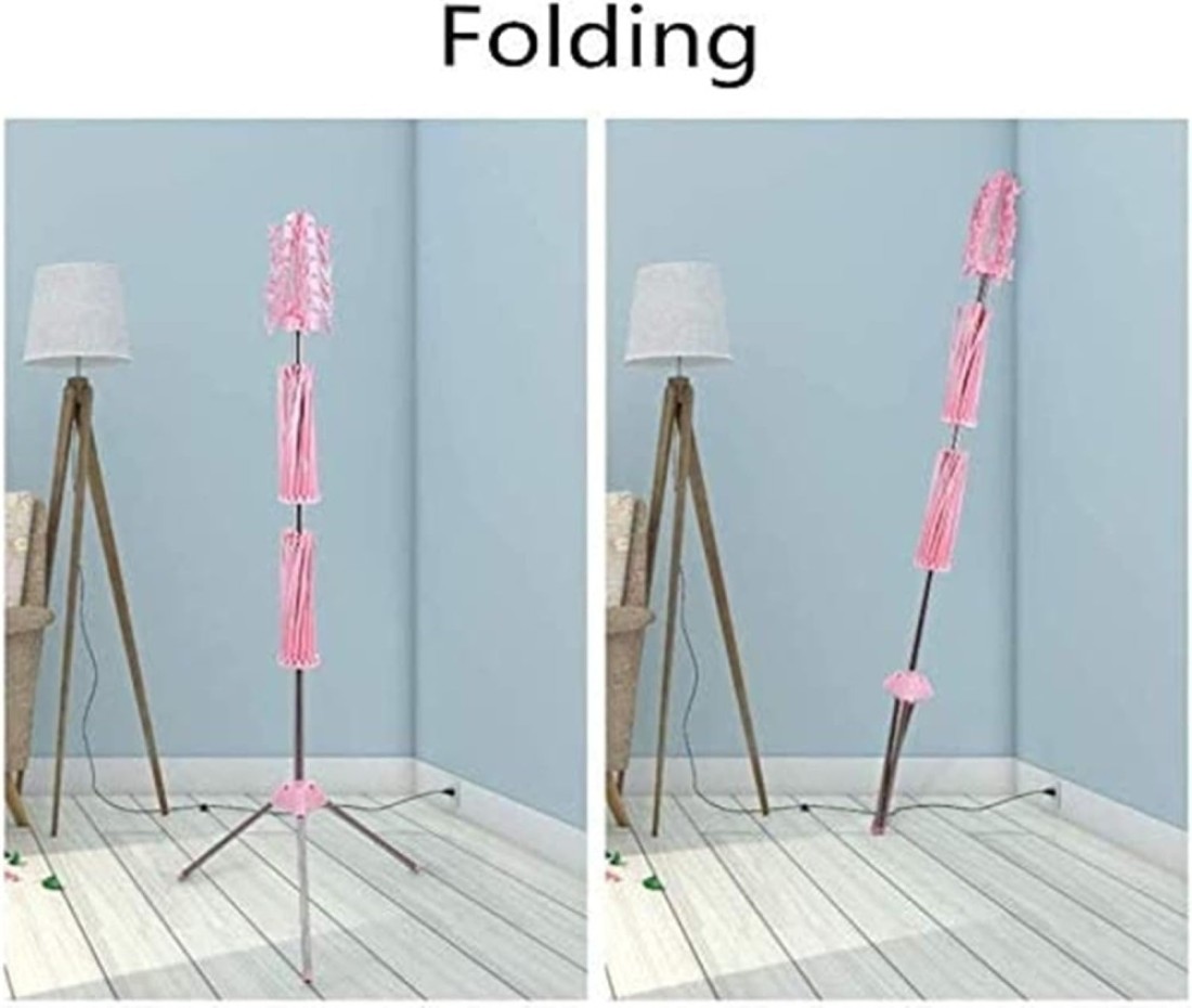 FITTO 3-Tier Rotating Clothes and Towel Organizer Dry Rack, Indoor/Outdoor Laundry Dryer, Space-Saving, Adjustable, Durable for Patio and Home Use