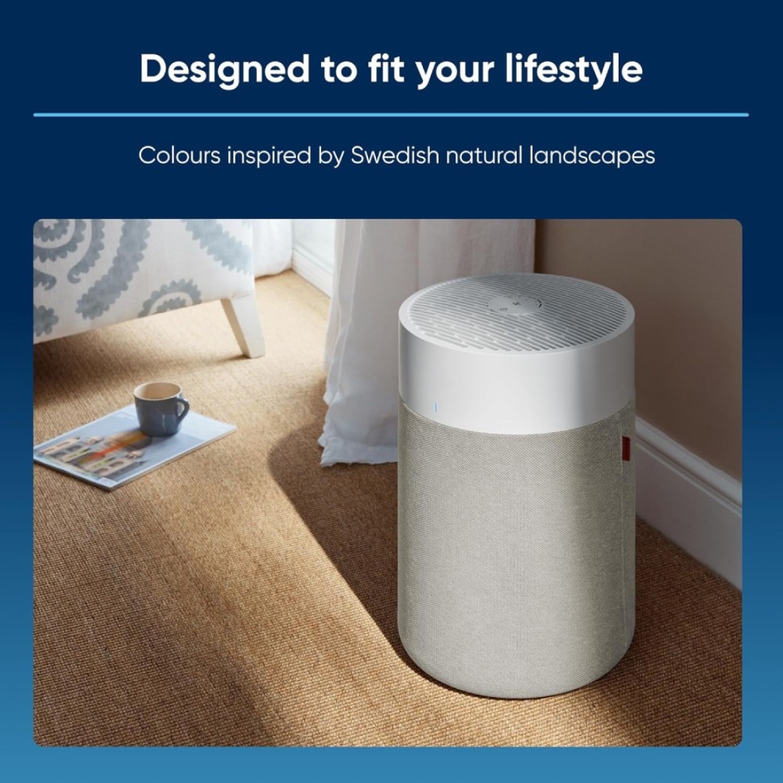 Blueair Genuine Prefilter Fabric Cover For Blue Max 3350I Air Purifier In Limestone Beige