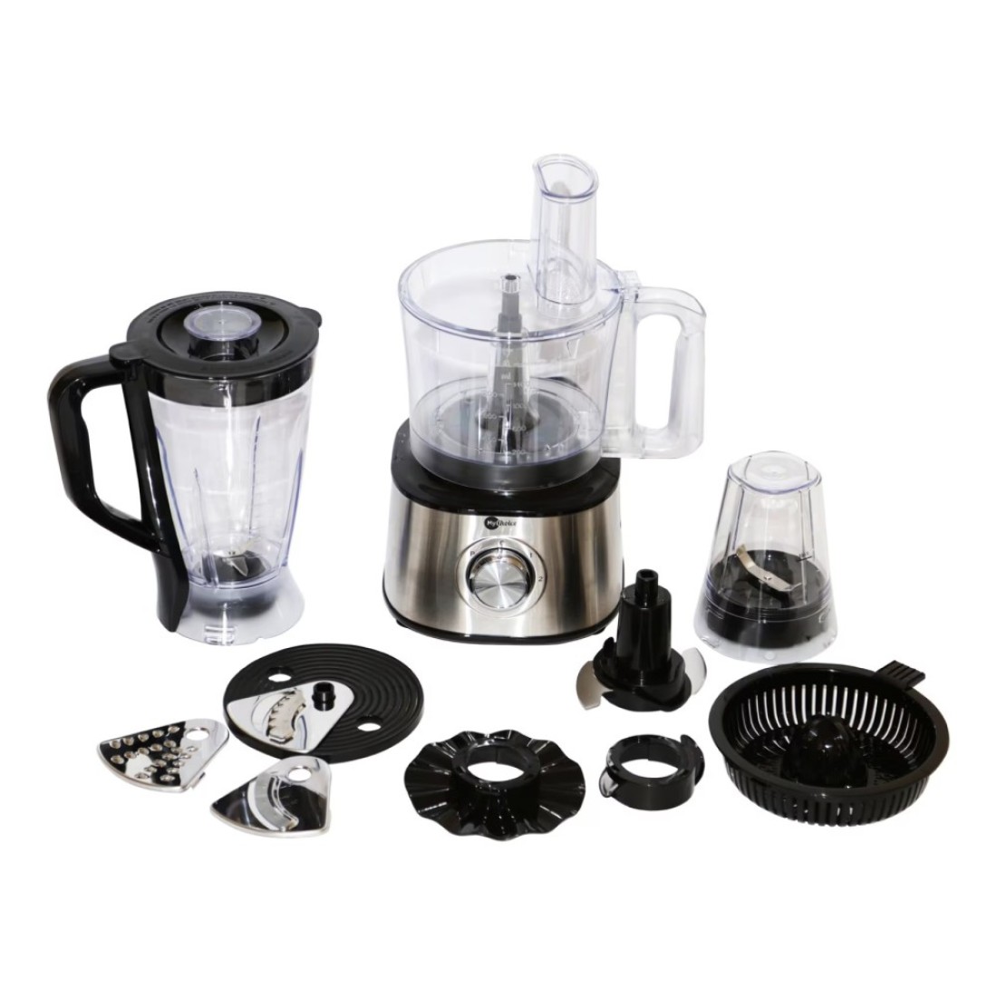 MyChoice 10-In-1 Food Processor MFP-240 Black And Silver 1000W