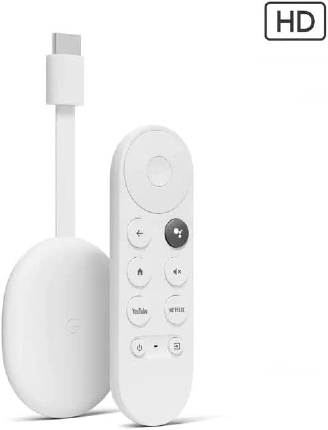 Google Chromecast With Google TV HD, Snow