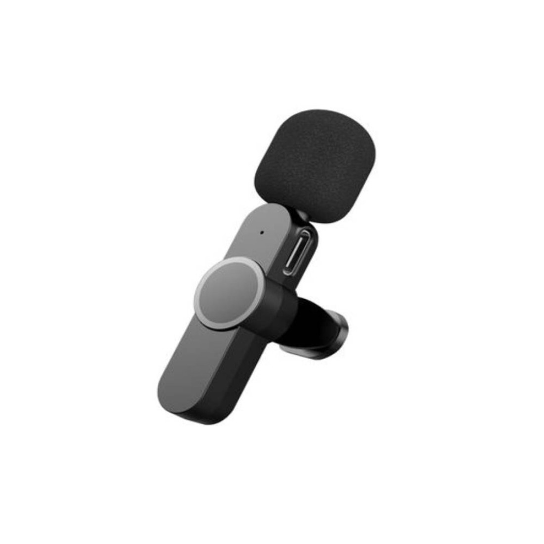 Mini Wireless Lavalier Micrphone Black For Type C