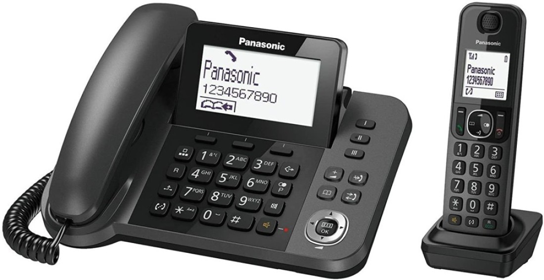 Panasonic KX-TGF310 Digital Corded and Cordless Phone With Handset