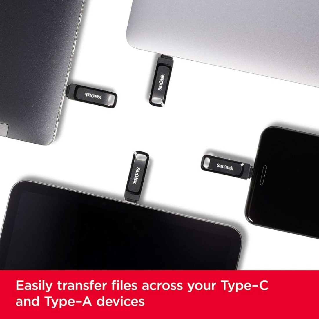 SanDisk Type C OTG SDDDC3 256GB USB 3.1 Flash Drive
