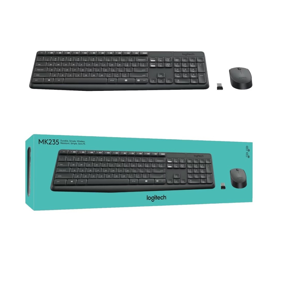 Logitech MK235 Wireless Keyboard &amp; Mouse