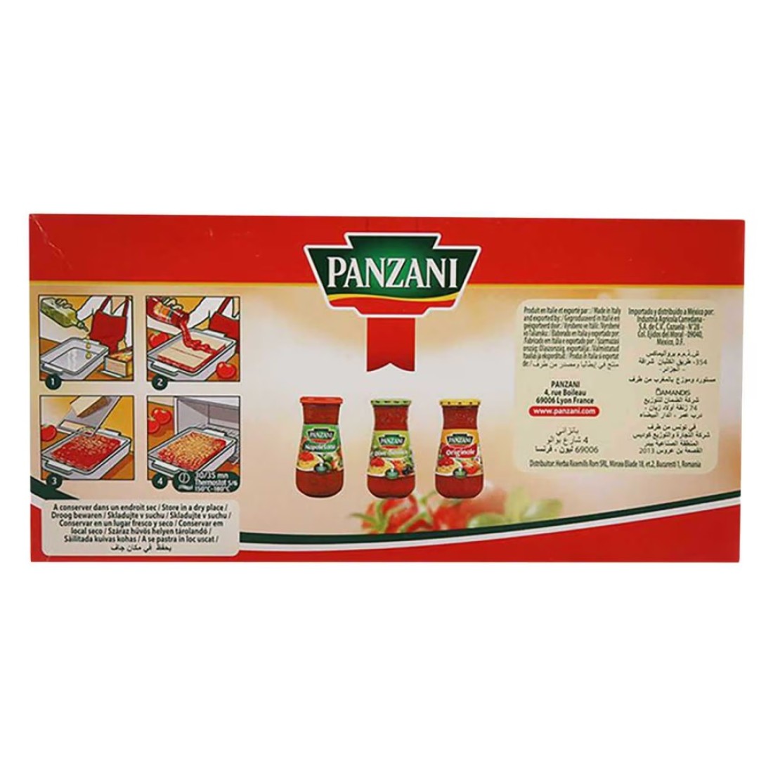 Panzani Lasagne Pasta 500g Pack of 2