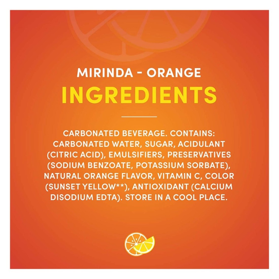 Mirinda Orange Carbonated Soft Drink 295ml Pack of 8