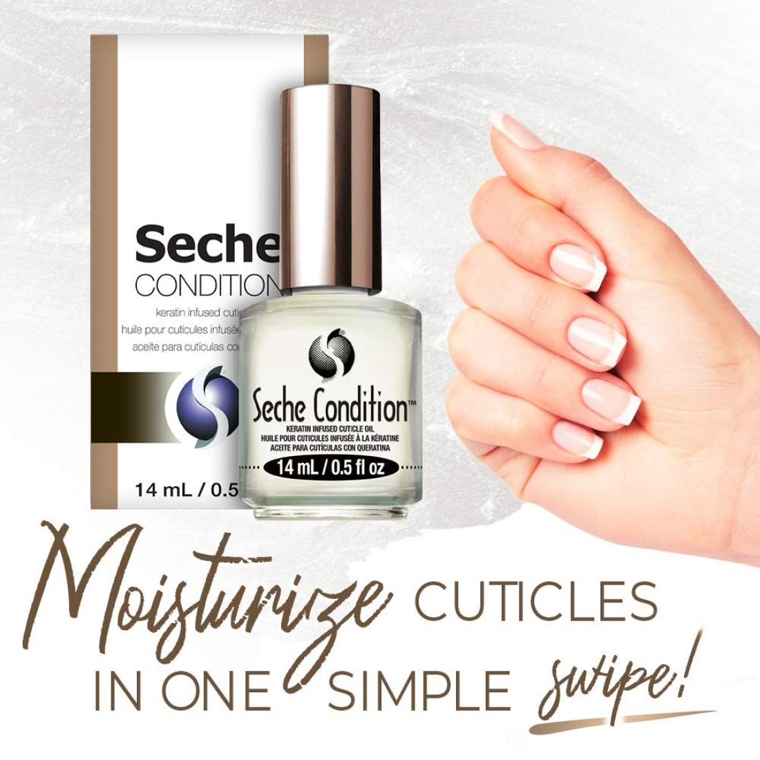 SecheCondition Keratin Infused Cuticle Oil 05 fl oz