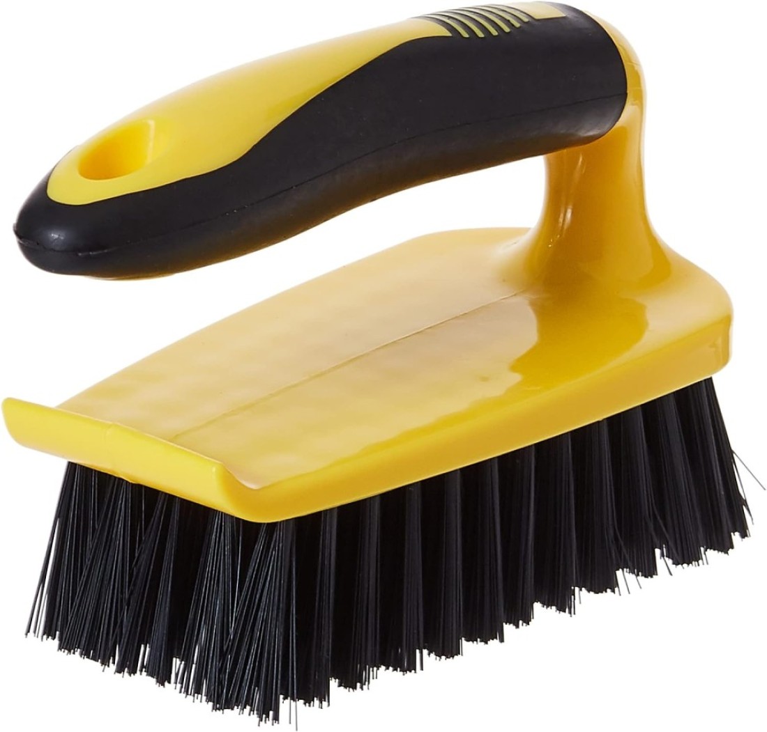 Royalford Floor Brush- Rf11190 Scrubbing Brush With Handle Multi-Purpose Scrub With Bristles For Cleaning Kitchen And Bathroom Cleaning Brush Strong And Comfortable Grip