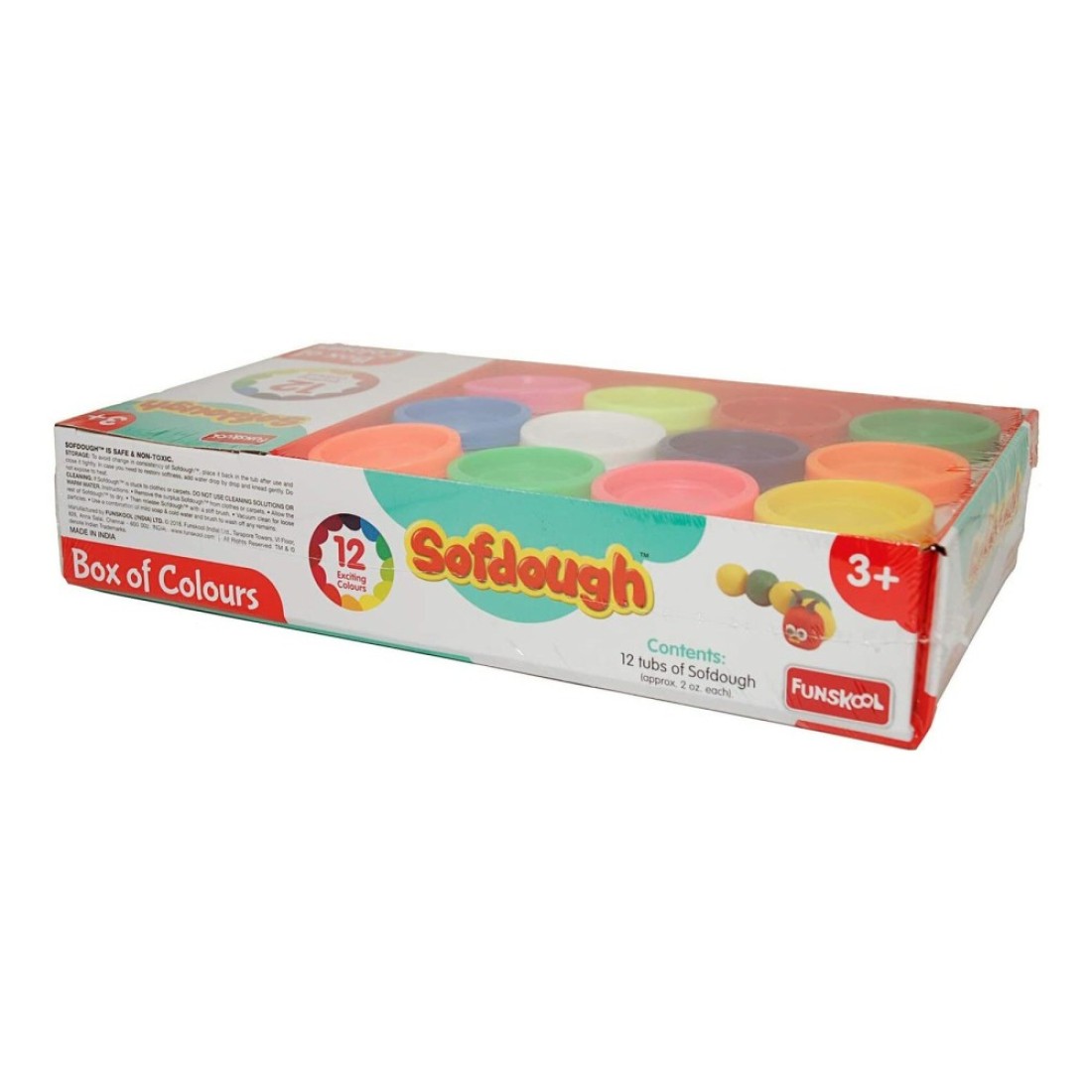 Funskool Sofdough Box Of Colours 60ml