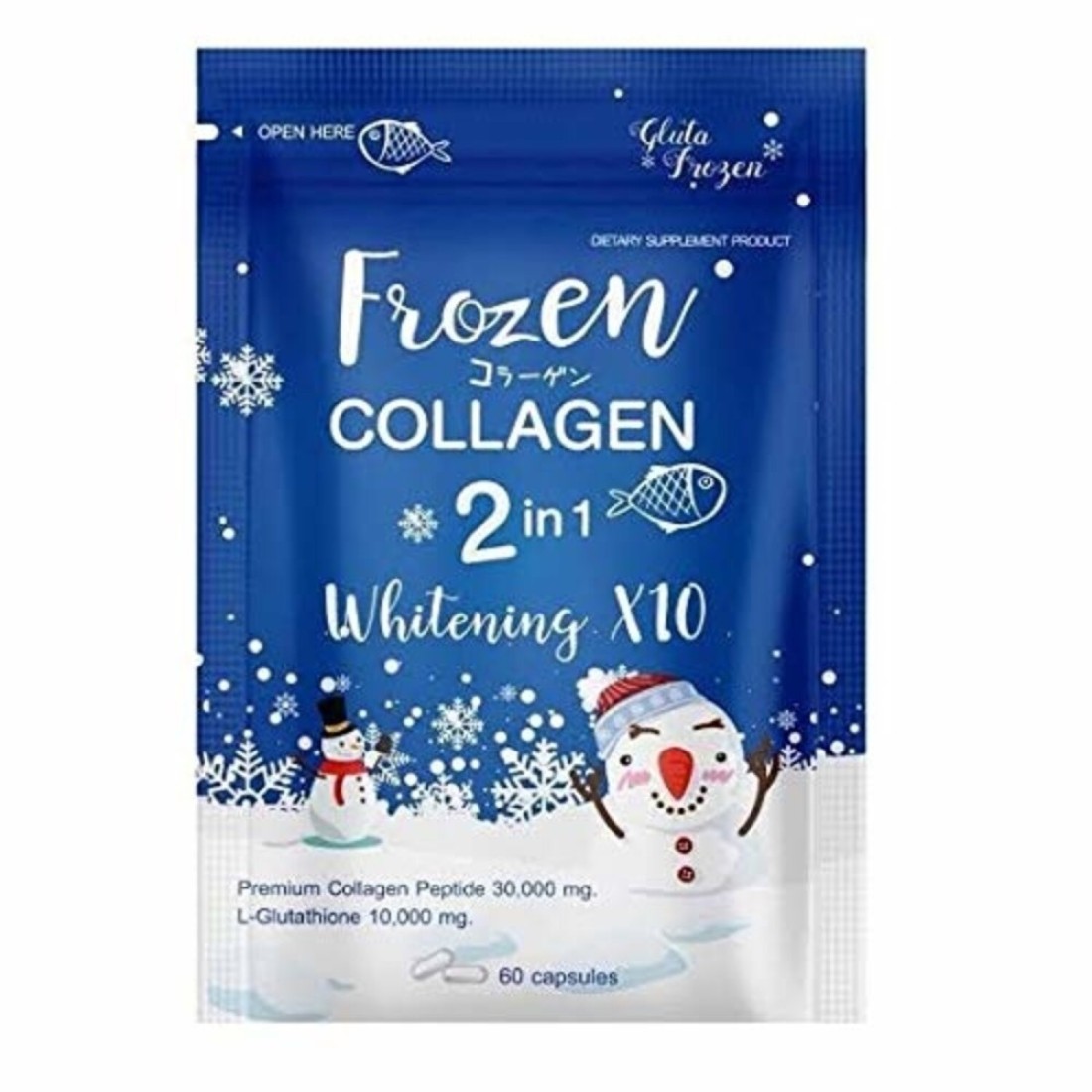 FROZEN Gluta Collagen 2 in 1 Whitening X10 Capsules