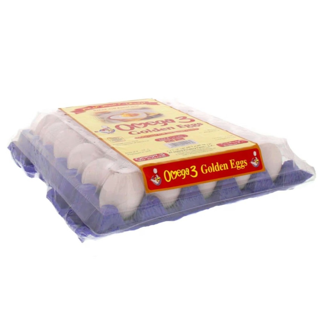 Al Jazira Golden Eggs Omega 3 Medium White 30 PCS