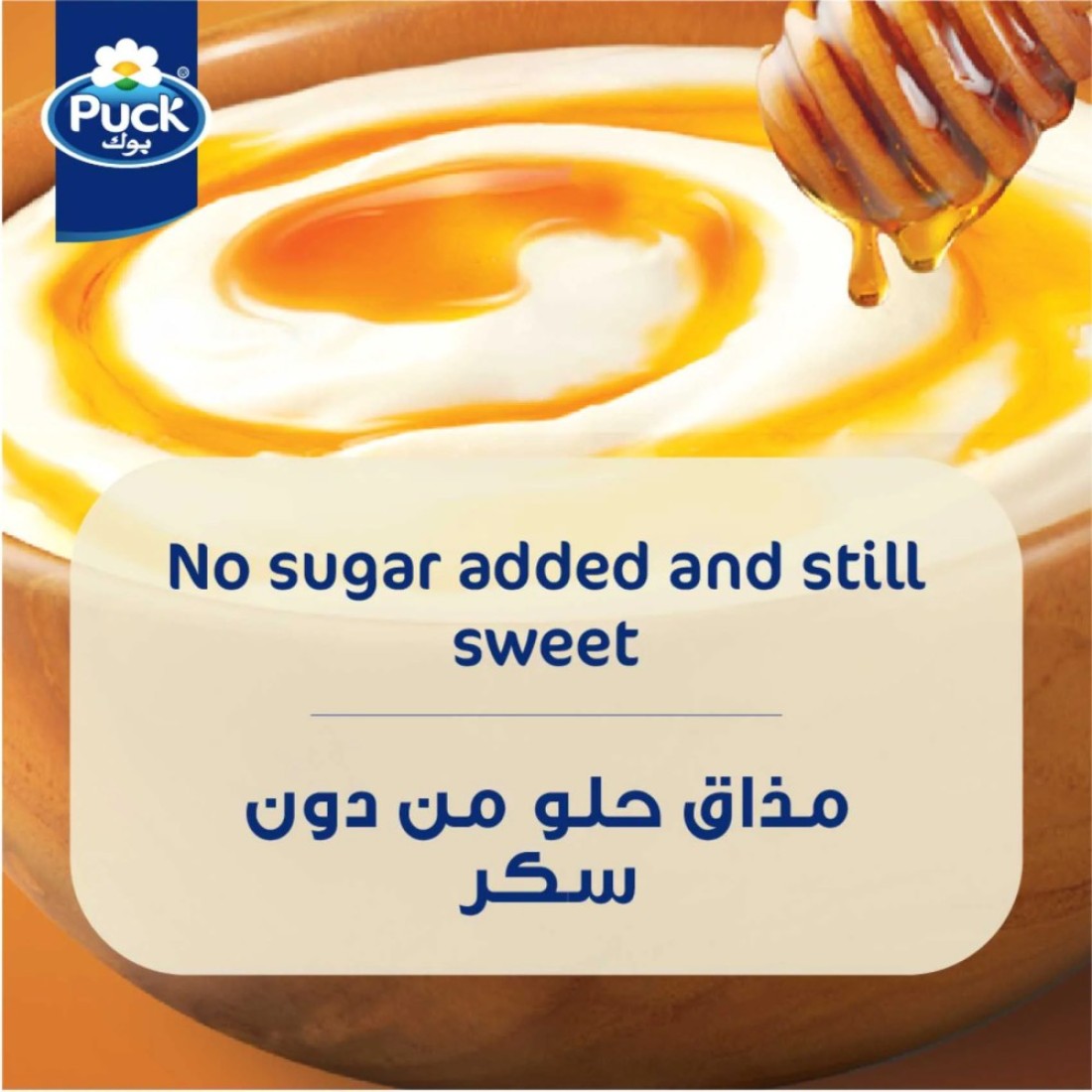 Puck Honey Flavoured Sterilized Cream 160g