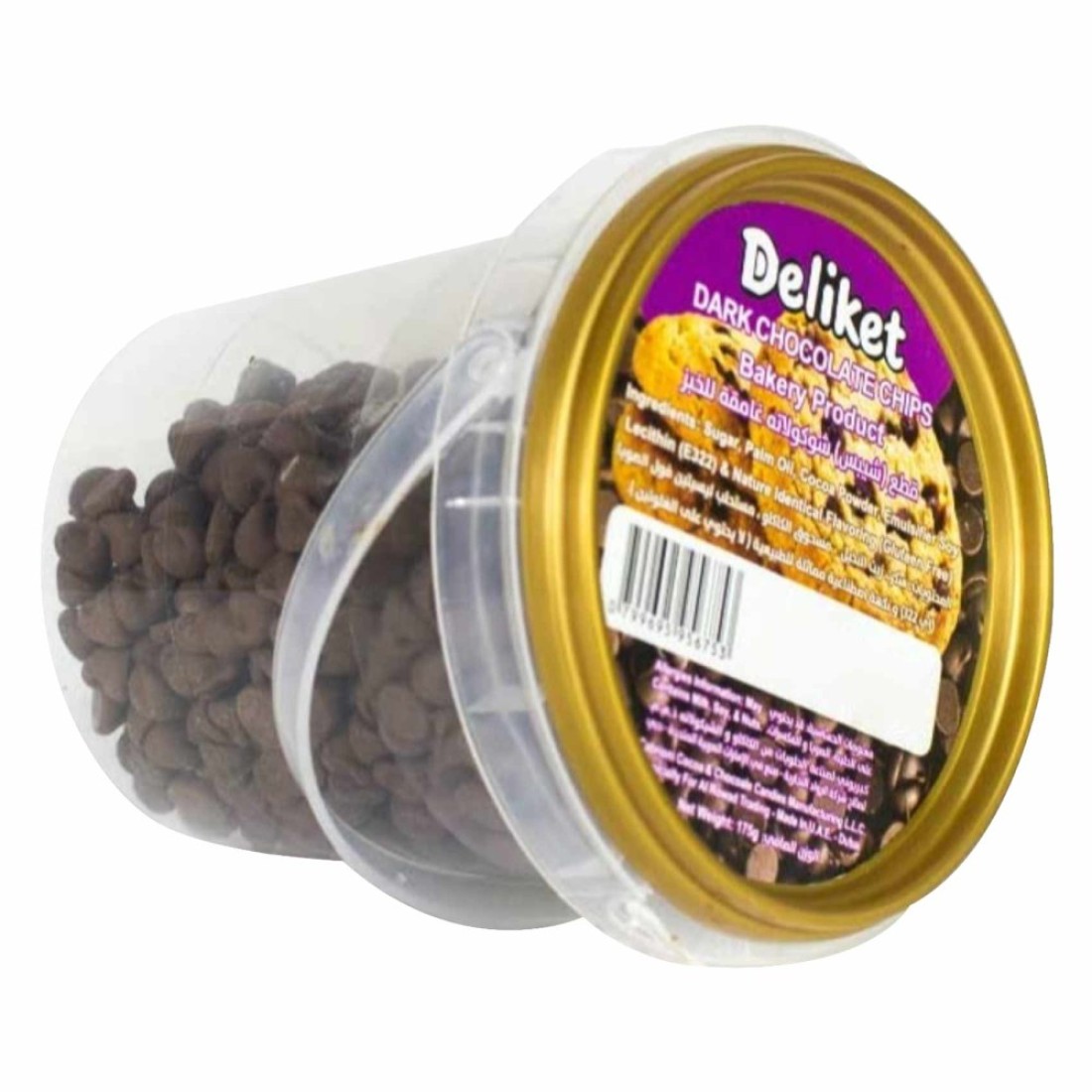 Deliket Premium Quality Dark Chocolate Chips 175g
