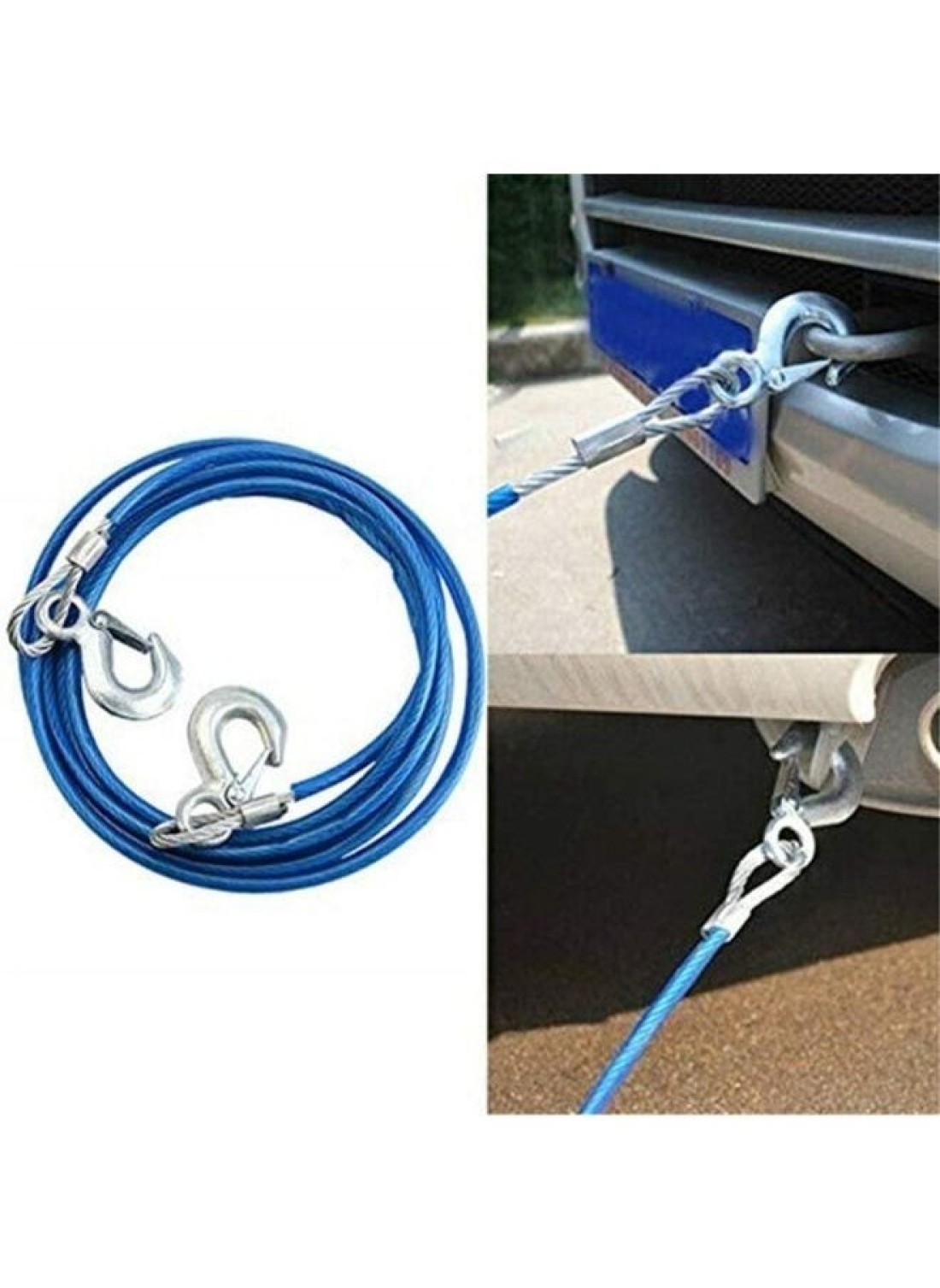 EasyLife Compact Convenient Steel Towing Rope