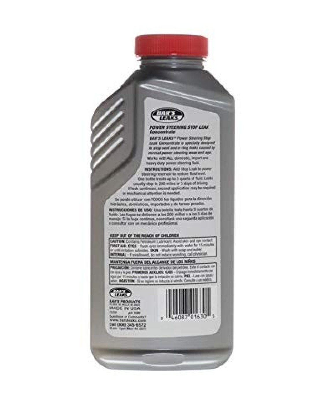 Bars Leaks 1630 Power Steering Stop Leak 11 ozGrey