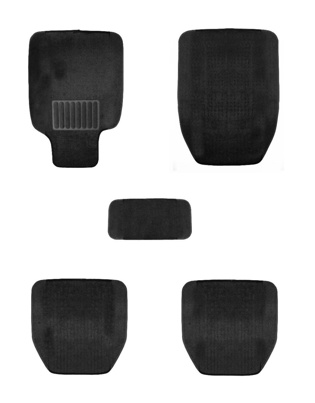 X-cessories Deluxe Heavy Duty Car Mat 5 Pieces Set Black