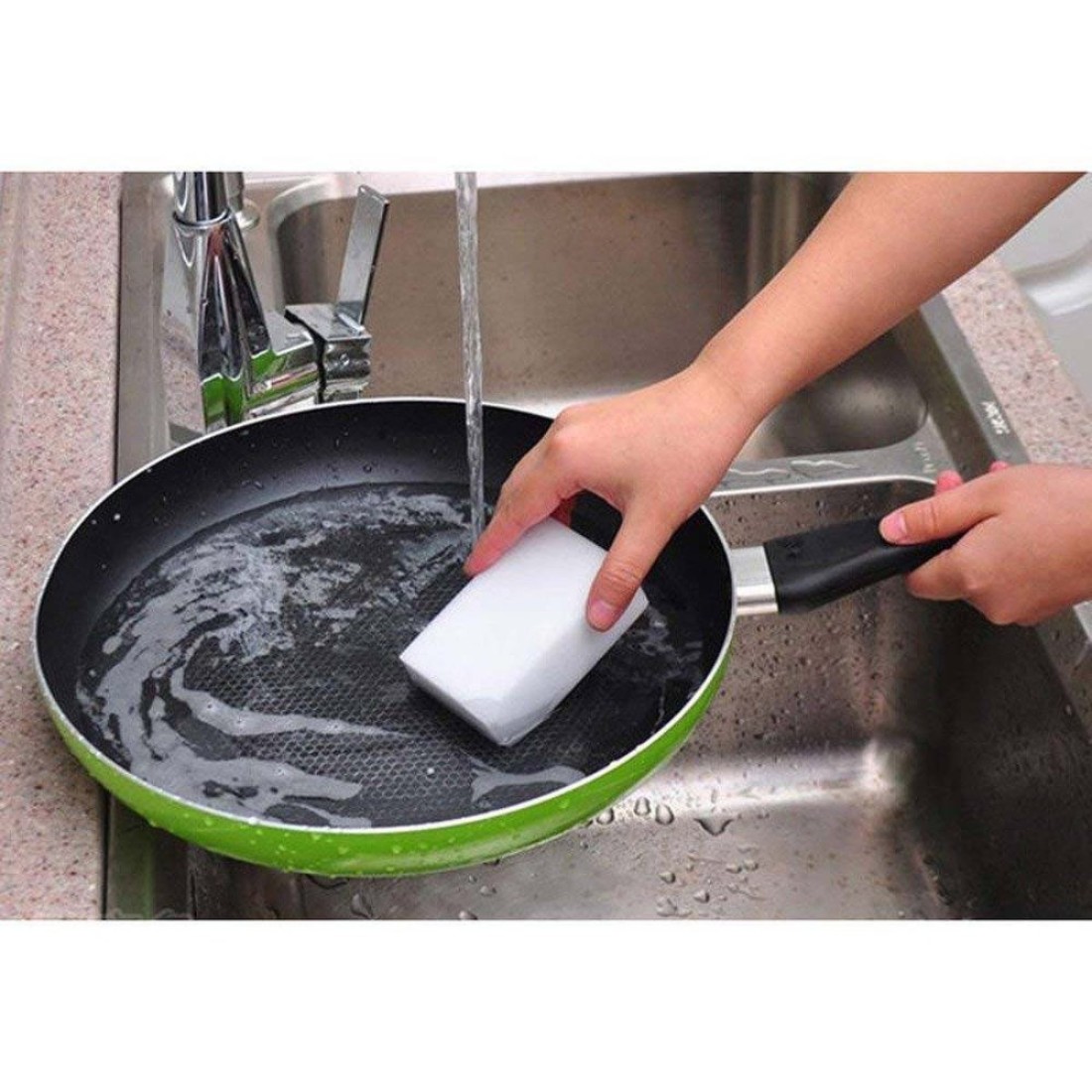 Generic - 10pcs Magic Melamine Sponge Erasers White