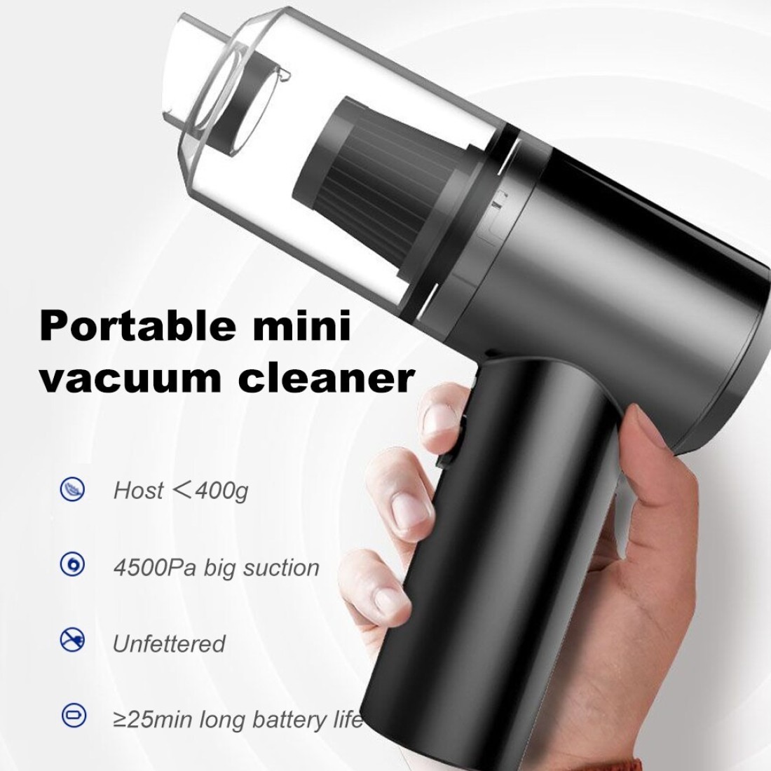Generic-Portable Mini USB Vacuum Cleaner Computer Dust Collector Duster for Car Laptop Keyboard