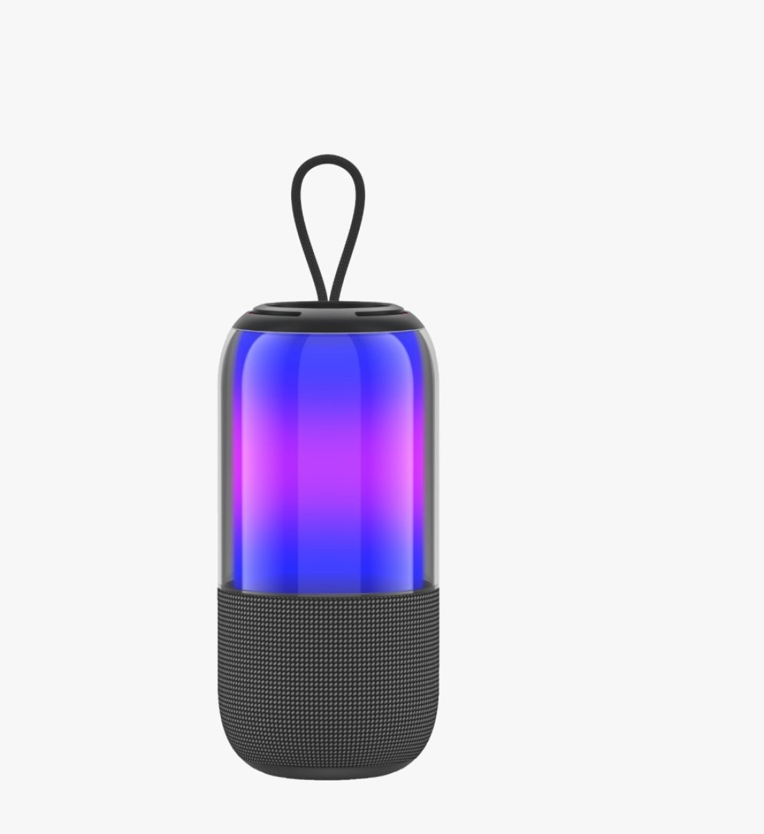 Green Lion Palma 2 RGB Portable Speaker, 1500mAh Battery, 5W Power, IPX7 Waterproof, TWS, RGB Light, Extra Bass, 52mm Speaker, Bluetooth V5.3, 6H Playtime - Black
