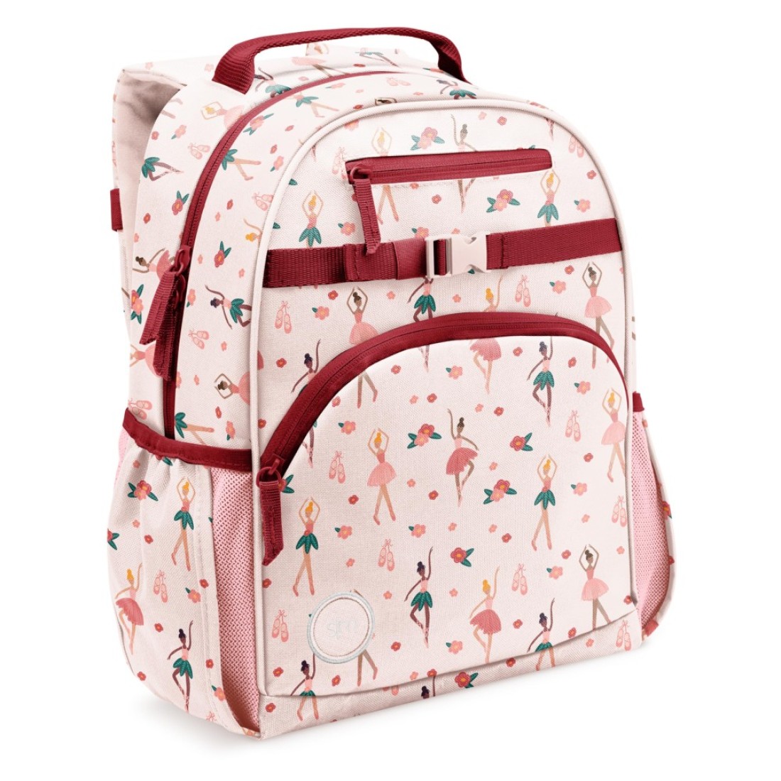 Simple Modern Medium Toddler Backpack for School Girls and Boys Kindergarten Elementary Kids Backpack Fletcher Collection Kids 15 tall Pink Ballerina